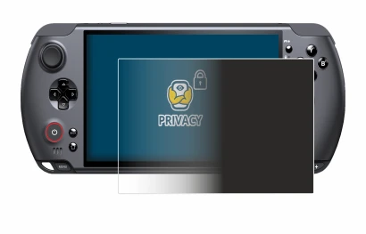 Immagine del dispositivo GPD Win 5 con un'ampia varietà di protezioni per lo schermo.