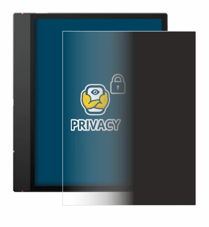 Immagine del dispositivo Boox Note Air 5 C con un'ampia varietà di protezioni per lo schermo.