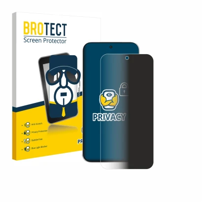 Parte frontale di una confezione del prodotto con il logo del marchio BROTECT. Accanto è raffigurato il dispositivo OnePlus Tu