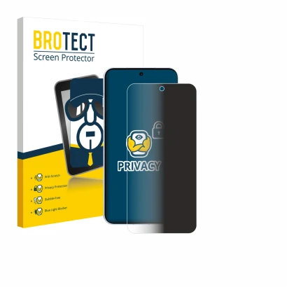 Parte frontale di una confezione del prodotto con il logo del marchio BROTECT. Accanto è raffigurato il dispositivo Oppo Find 