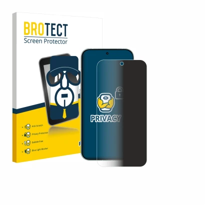 Parte frontale di una confezione del prodotto con il logo del marchio BROTECT. Accanto è raffigurato il dispositivo Xiaomi Red