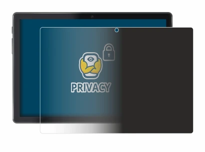 Immagine del dispositivo Lisciani Mio Tab 10" con un'ampia varietà di protezioni per lo schermo.