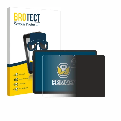 Parte frontale di una confezione del prodotto con il logo del marchio BROTECT. Accanto è raffigurato il dispositivo TCL NxtPap