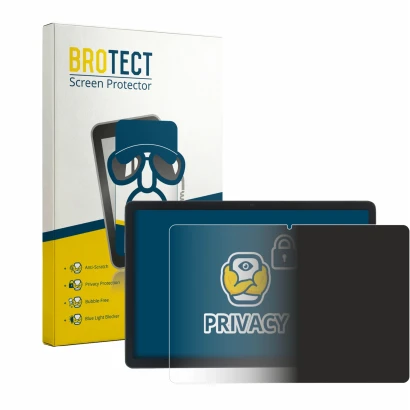 Parte frontale di una confezione del prodotto con il logo del marchio BROTECT. Accanto è raffigurato il dispositivo Acepad A17