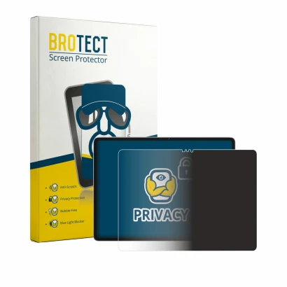 Parte frontale di una confezione del prodotto con il logo del marchio BROTECT. Accanto è raffigurato il dispositivo SVITOO V13