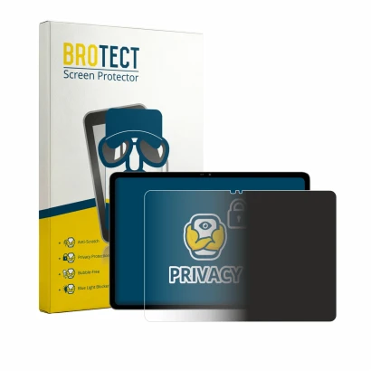 Parte frontale di una confezione del prodotto con il logo del marchio BROTECT. Accanto è raffigurato il dispositivo Blackview 