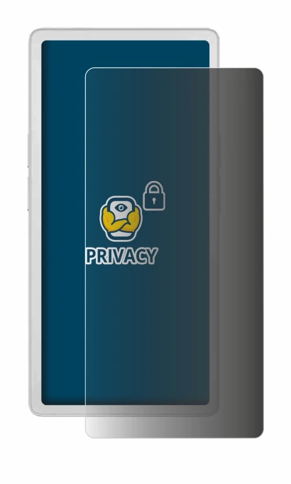 Immagine del dispositivo PocketBook Q con un'ampia varietà di protezioni per lo schermo.