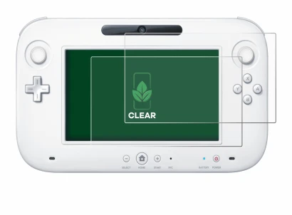 Immagine del dispositivo Nintendo Wii U GamePad (Controller) con un'ampia varietà di protezioni per lo schermo.