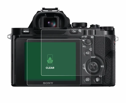 Immagine del dispositivo Sony Alpha 7 (ILCE-7) con un'ampia varietà di protezioni per lo schermo.