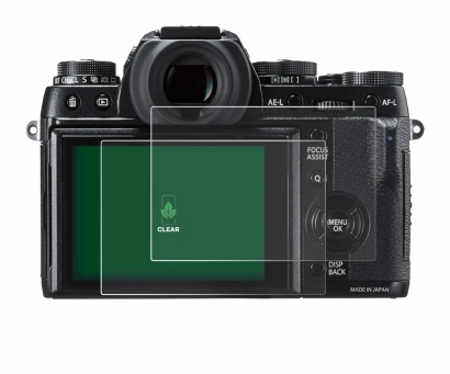 Immagine del dispositivo Fujifilm X-T1 con un'ampia varietà di protezioni per lo schermo.