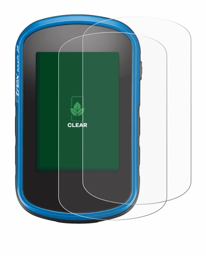 Immagine del dispositivo Garmin eTrex Touch 35 con un'ampia varietà di protezioni per lo schermo.