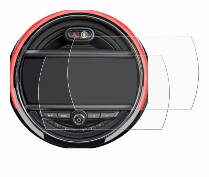 Immagine del dispositivo Mini Cooper R56 (6.5") con un'ampia varietà di protezioni per lo schermo.