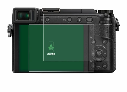 Immagine del dispositivo Panasonic Lumix DMC-GX80 con un'ampia varietà di protezioni per lo schermo.