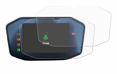 Immagine del dispositivo KTM 690 Duke 2016 con un'ampia varietà di protezioni per lo schermo.