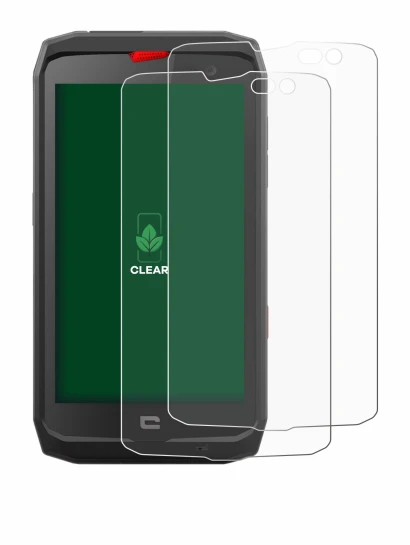 Immagine del dispositivo Crosscall Action X3 con un'ampia varietà di protezioni per lo schermo.