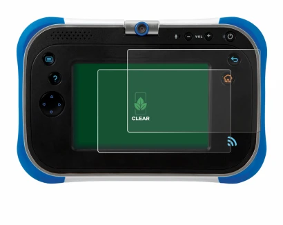 Immagine del dispositivo Vtech Storio Max 2.0 con un'ampia varietà di protezioni per lo schermo.