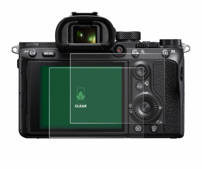 Immagine del dispositivo Sony Alpha 7 III (ILCE-7M3) con un'ampia varietà di protezioni per lo schermo.
