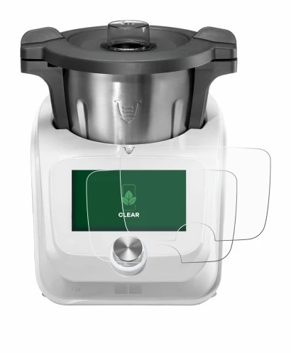 Immagine del dispositivo SilverCrest Monsieur Cuisine Connect con un'ampia varietà di protezioni per lo schermo.