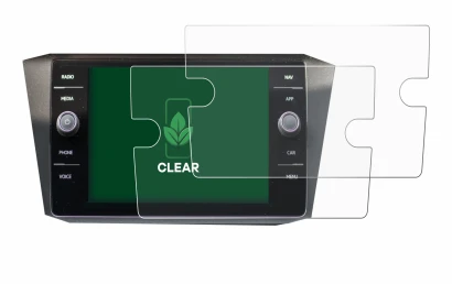 Immagine del dispositivo Volkswagen Tiguan Discover Media 8" 2017-2019 con un'ampia varietà di protezioni per lo schermo.