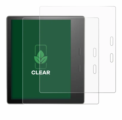 Immagine del dispositivo Amazon Kindle Oasis 2019 (10a Gen.) con un'ampia varietà di protezioni per lo schermo.