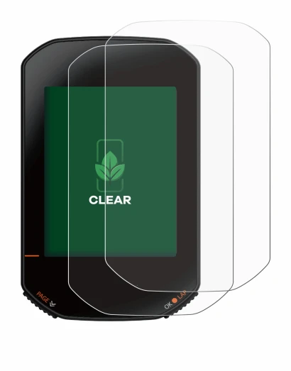 Immagine del dispositivo Bryton Rider 420 con un'ampia varietà di protezioni per lo schermo.