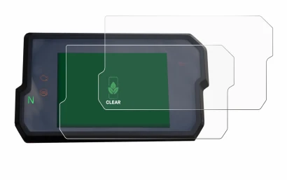 Immagine del dispositivo KTM 125 / 390 Duke 2017+ con un'ampia varietà di protezioni per lo schermo.