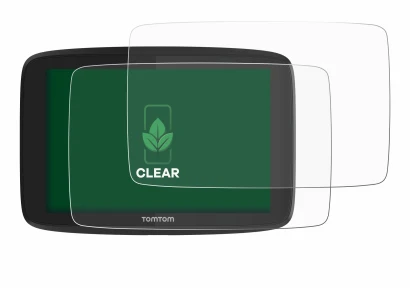 Immagine del dispositivo TomTom Go Professional 620 con un'ampia varietà di protezioni per lo schermo.