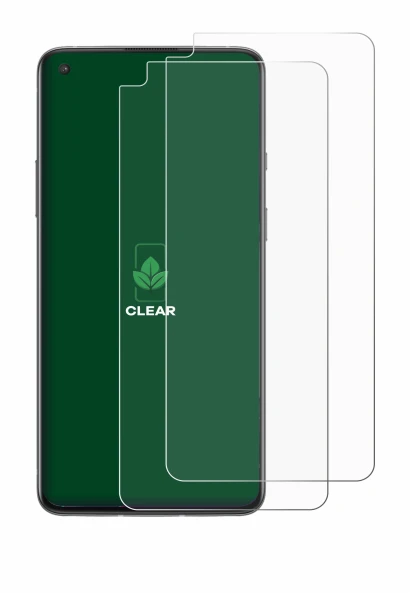 Immagine del dispositivo OnePlus 8T con un'ampia varietà di protezioni per lo schermo.