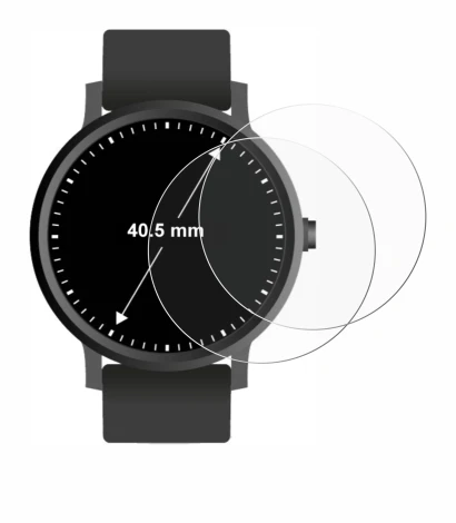 Immagine del dispositivo Orologi (Circolare, ø: 40.5 mm) con un'ampia varietà di protezioni per lo schermo.