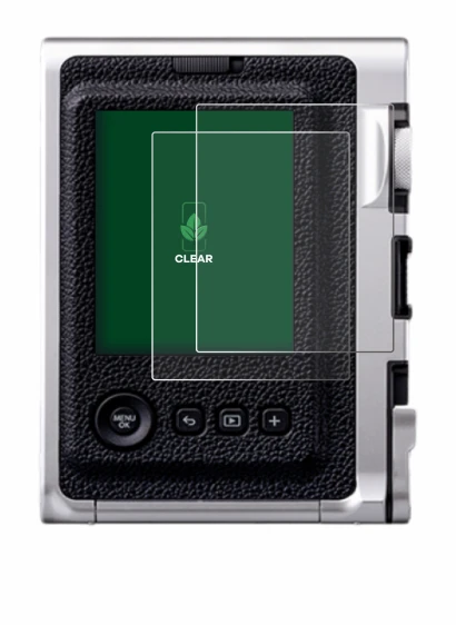 Immagine del dispositivo Fujifilm Instax Mini Evo con un'ampia varietà di protezioni per lo schermo.