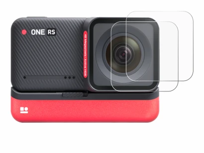 Immagine del dispositivo Insta360 One RS 4K Edition (Lente) con un'ampia varietà di protezioni per lo schermo.