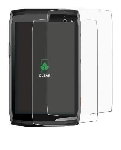 Immagine del dispositivo Crosscall Core T5 con un'ampia varietà di protezioni per lo schermo.