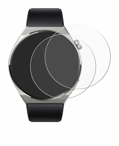 Immagine del dispositivo Huawei Watch GT 3 Pro Titanium (46mm) con un'ampia varietà di protezioni per lo schermo.