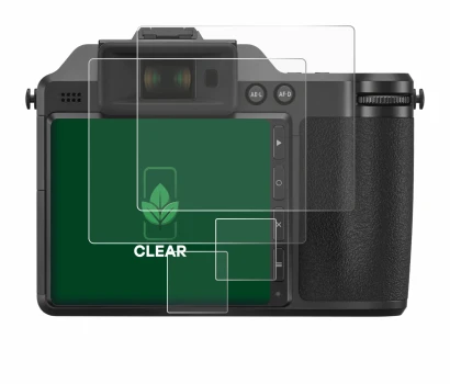 Immagine del dispositivo Hasselblad X2D 100C con un'ampia varietà di protezioni per lo schermo.