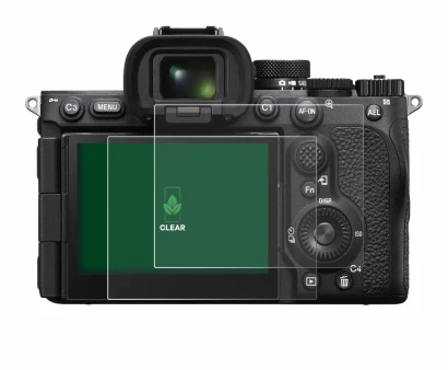 Immagine del dispositivo Sony Alpha 7R V / a7R V con un'ampia varietà di protezioni per lo schermo.