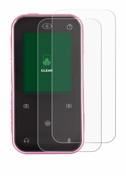 Immagine del dispositivo Vtech Kidizoom Snap Touch con un'ampia varietà di protezioni per lo schermo.