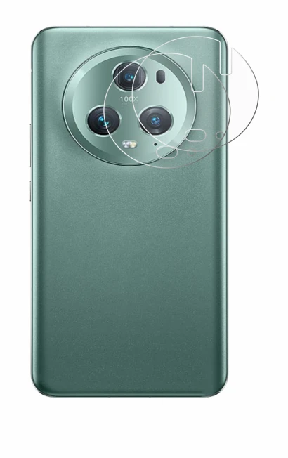 Immagine del dispositivo Honor Magic 5 Pro (SOLO Fotocamera) con un'ampia varietà di protezioni per lo schermo.