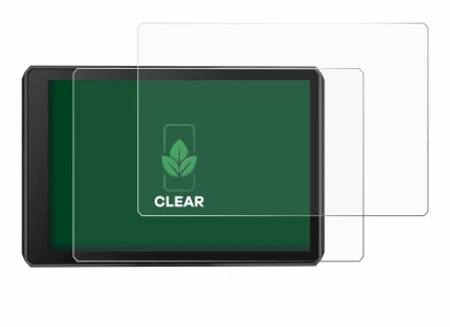 Immagine del dispositivo Garmin zumo XT2 con un'ampia varietà di protezioni per lo schermo.