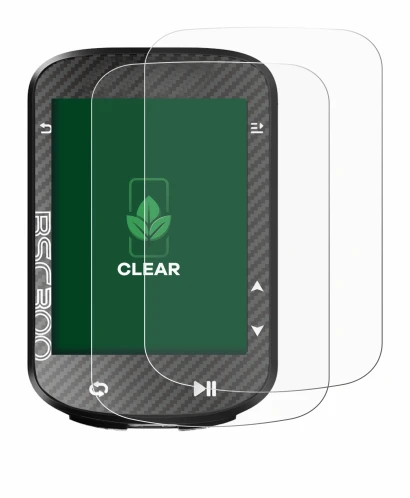 Immagine del dispositivo iGPSPORT BSC300 con un'ampia varietà di protezioni per lo schermo.