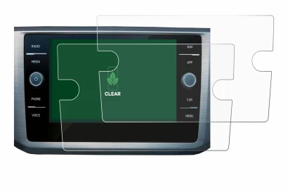 Immagine del dispositivo Volkswagen Passat B8 Discover Media 8" con un'ampia varietà di protezioni per lo schermo.