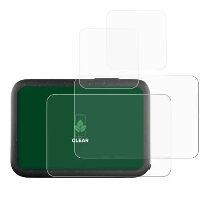 Immagine del dispositivo GoPro Hero 12 Black con un'ampia varietà di protezioni per lo schermo.