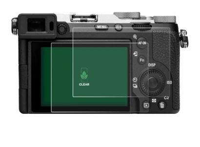 Immagine del dispositivo Sony Alpha 7C II con un'ampia varietà di protezioni per lo schermo.