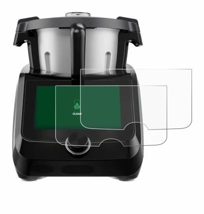 Immagine del dispositivo SilverCrest Monsieur Cuisine Smart BLACK EDITION con un'ampia varietà di protezioni per lo schermo.