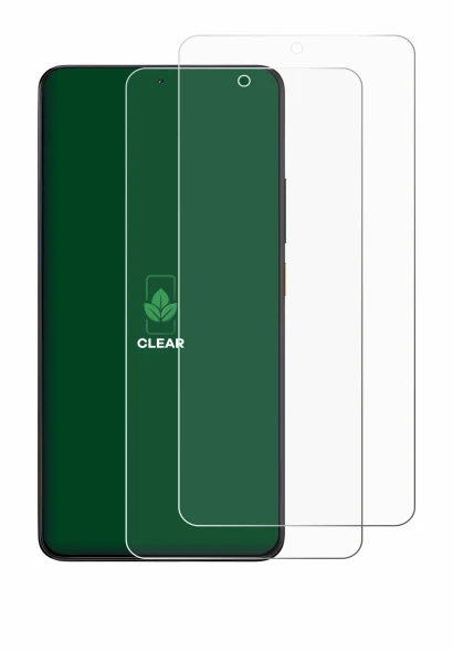 Immagine del dispositivo Xiaomi Poco X6 Pro con un'ampia varietà di protezioni per lo schermo.