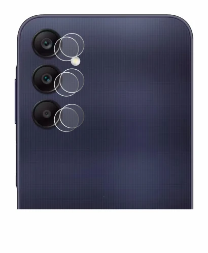 Immagine del dispositivo Samsung Galaxy A25 5G (SOLO Camera) con un'ampia varietà di protezioni per lo schermo.