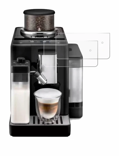 Immagine del dispositivo DeLonghi Rivelia con un'ampia varietà di protezioni per lo schermo.