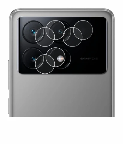Immagine del dispositivo Xiaomi Poco X6 Pro (SOLO Fotocamera) con un'ampia varietà di protezioni per lo schermo.