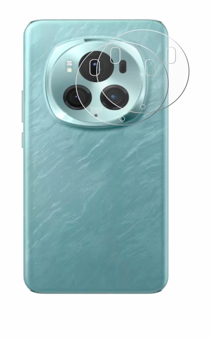 Immagine del dispositivo Honor Magic 6 Pro (SOLO Fotocamera) con un'ampia varietà di protezioni per lo schermo.