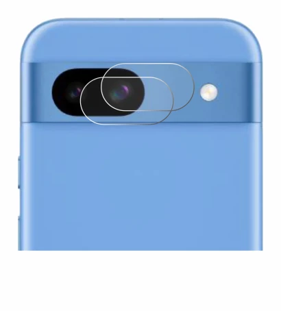Immagine del dispositivo Google Pixel 8a (SOLO Fotocamera) con un'ampia varietà di protezioni per lo schermo.