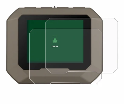 Immagine del dispositivo Garmin Xero C1 Pro con un'ampia varietà di protezioni per lo schermo.